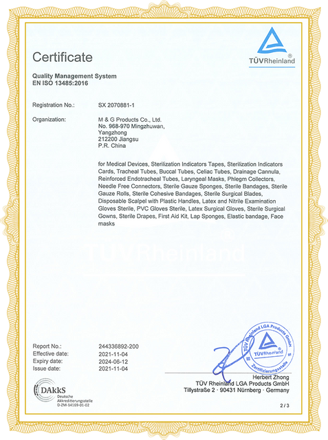 CE &amp; ISO TUV Certificate