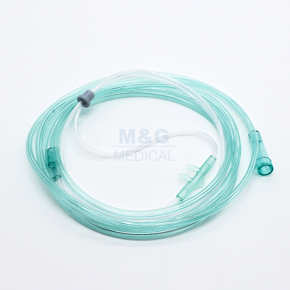 Professional CO2 Sampling Line Nasal Oxygen Cannula Medical Instrument Transparent