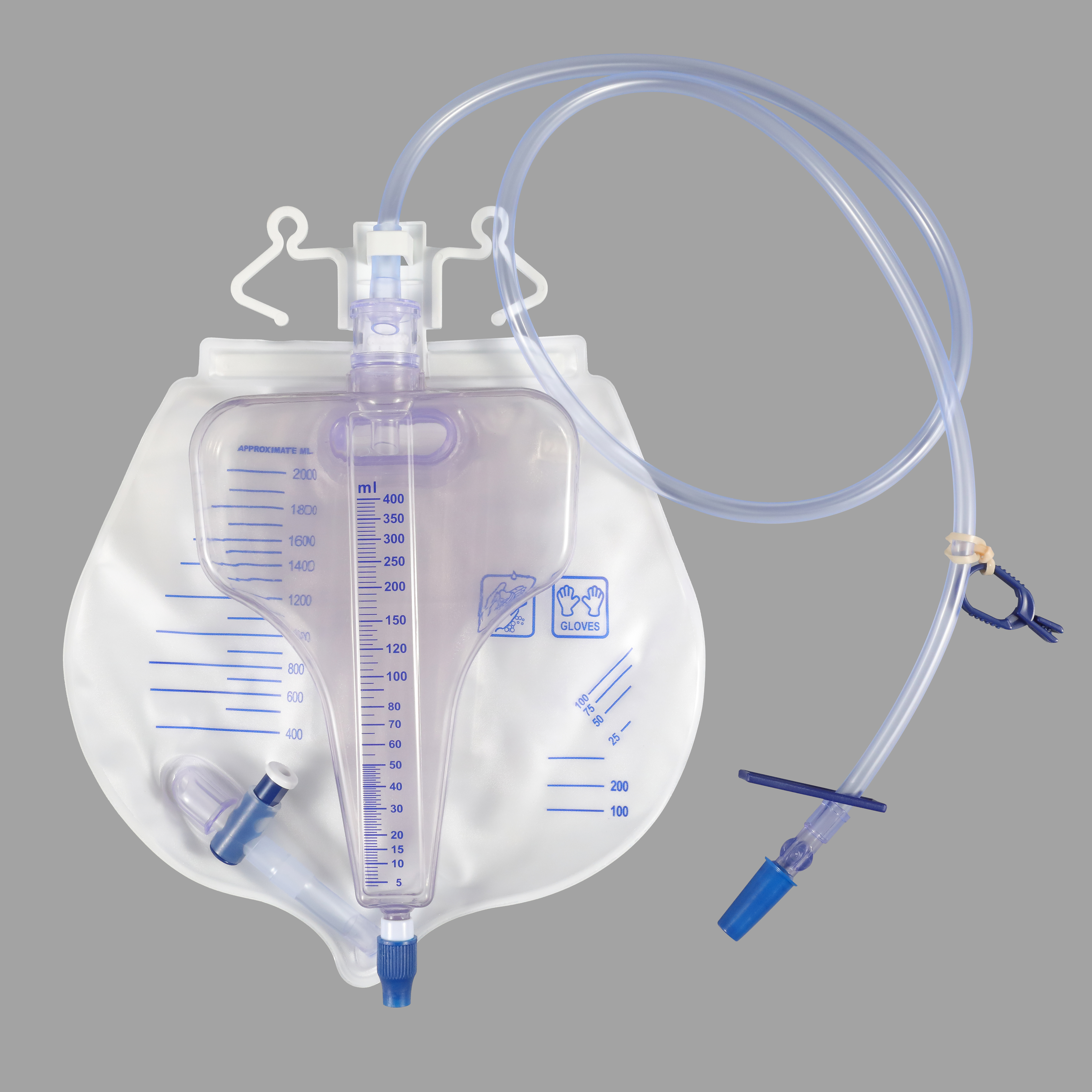 Independent Packaging PVC Material Urine Bag for Clinic