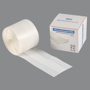 Adhesive woundplaster with dressing