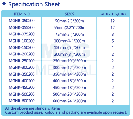 Pack heat-seal sterilization reels flat - paperfil